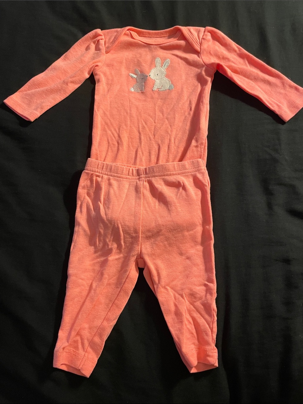 Pink Bunny Sweatpants & Top Set for Kids